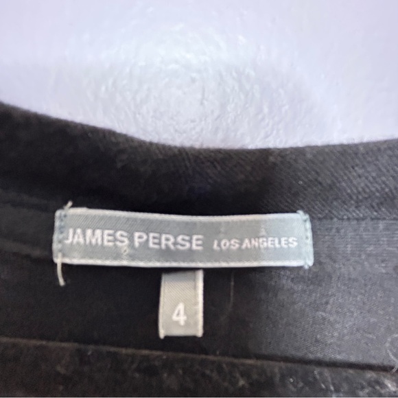 James Perse Wool Blend Long Sleeve Sheath Dress Size 4 Black - Picture 7 of 12